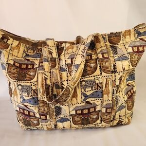 Accessories Unlimited Canvas Bag Noah's Ark Large Tote